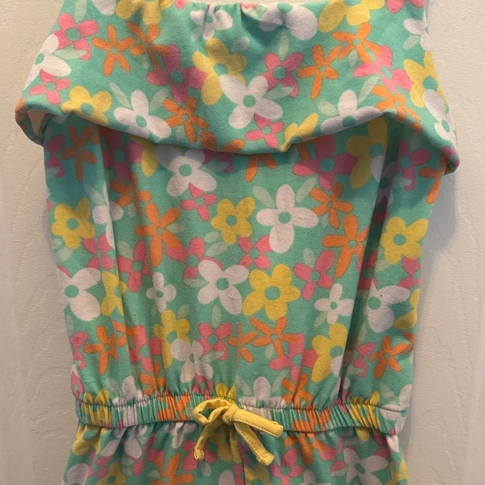 Colorful Floral Kids Romper